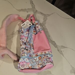 Tokidoki x Hello Kitty Pink and Multicolor Lunchbag